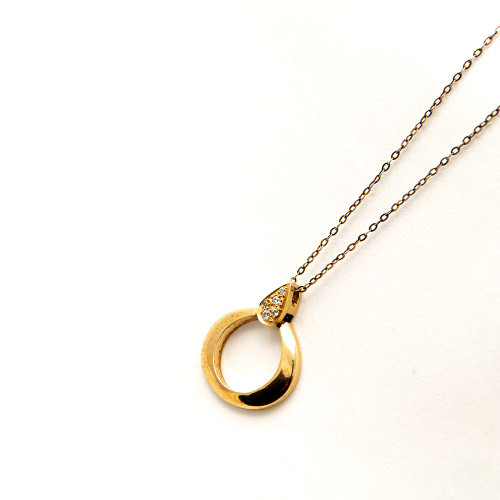 آویز جواهر نقره زنانه طره مهرا عیار ۹۲۵ با نگین های زیرکونیا کپی